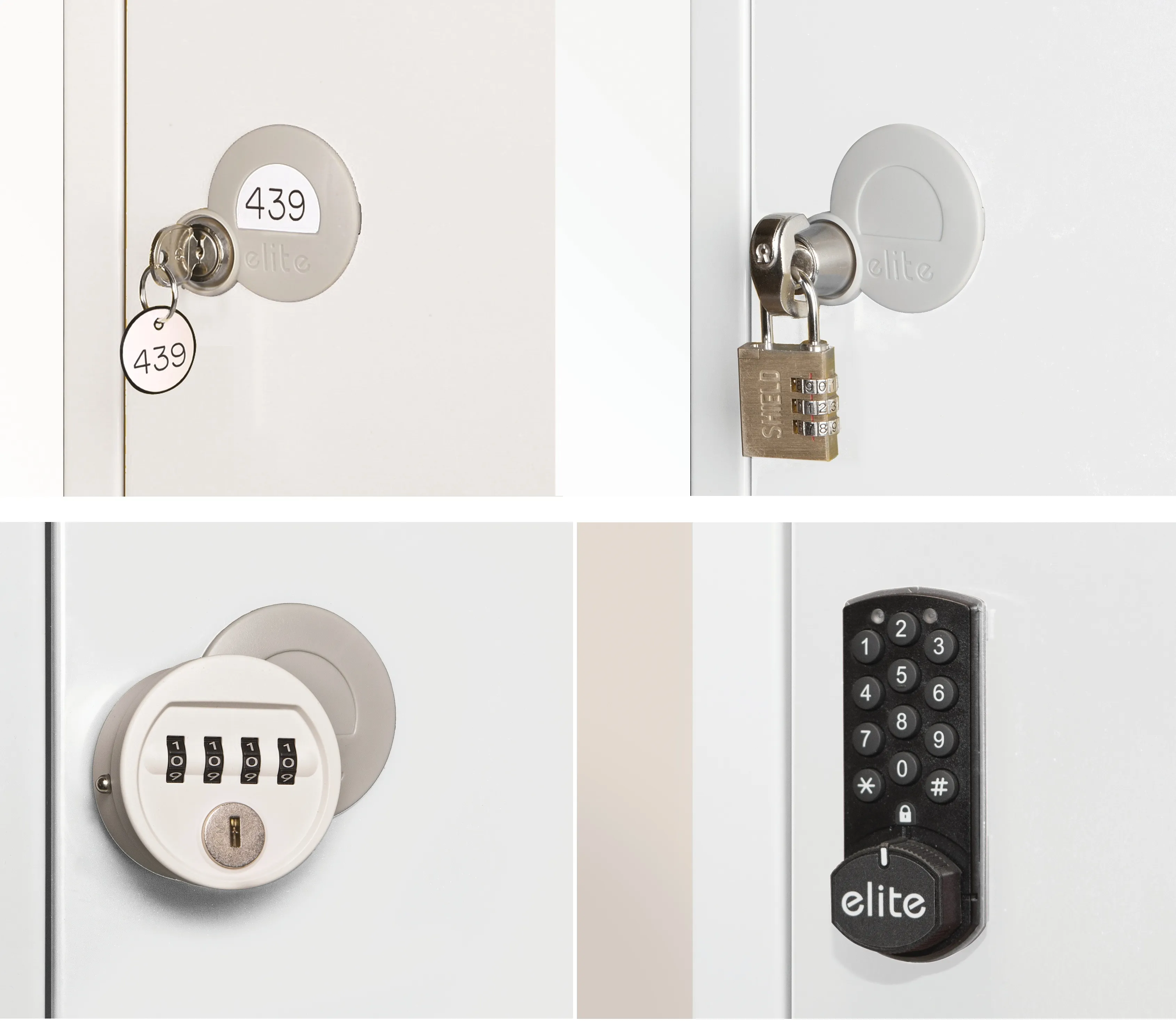 Elite Standard Steel Lock Options